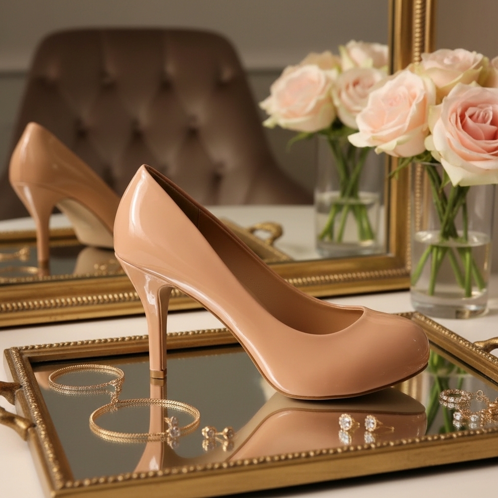 Pump Heel Nude